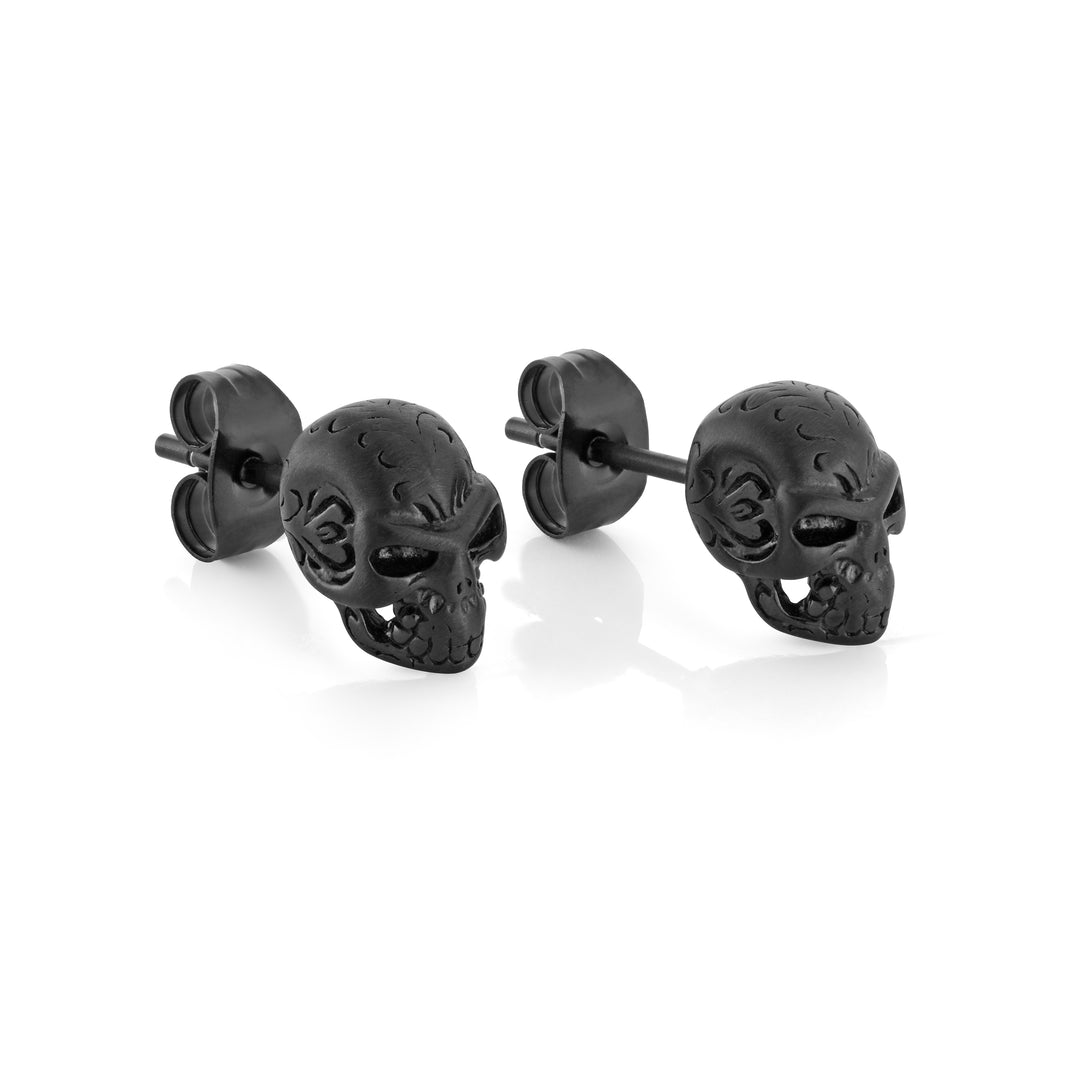 Detailed Skull Earrings