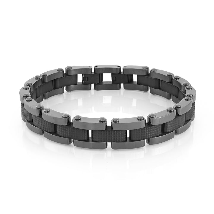 Textured Steel Bracelet