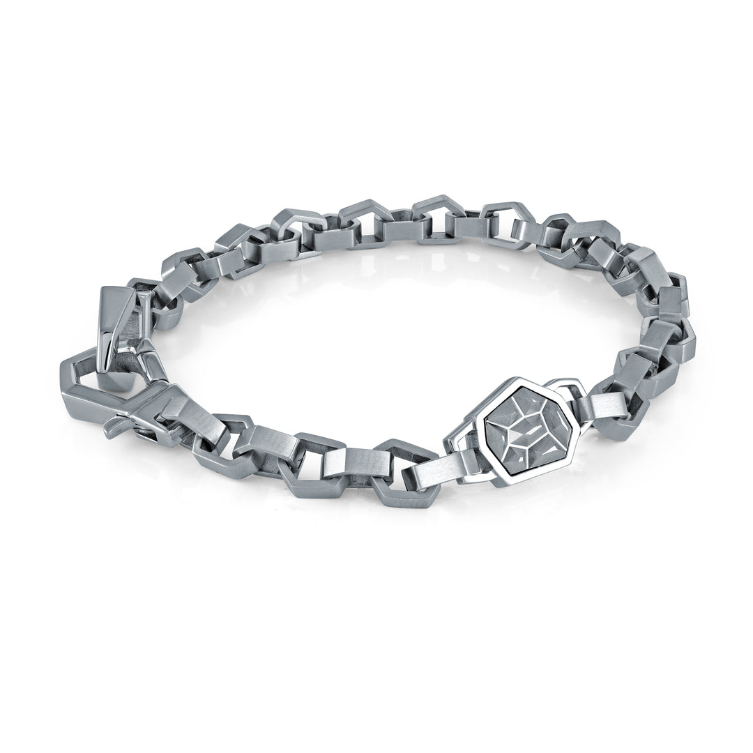 Geo Steel Bracelet