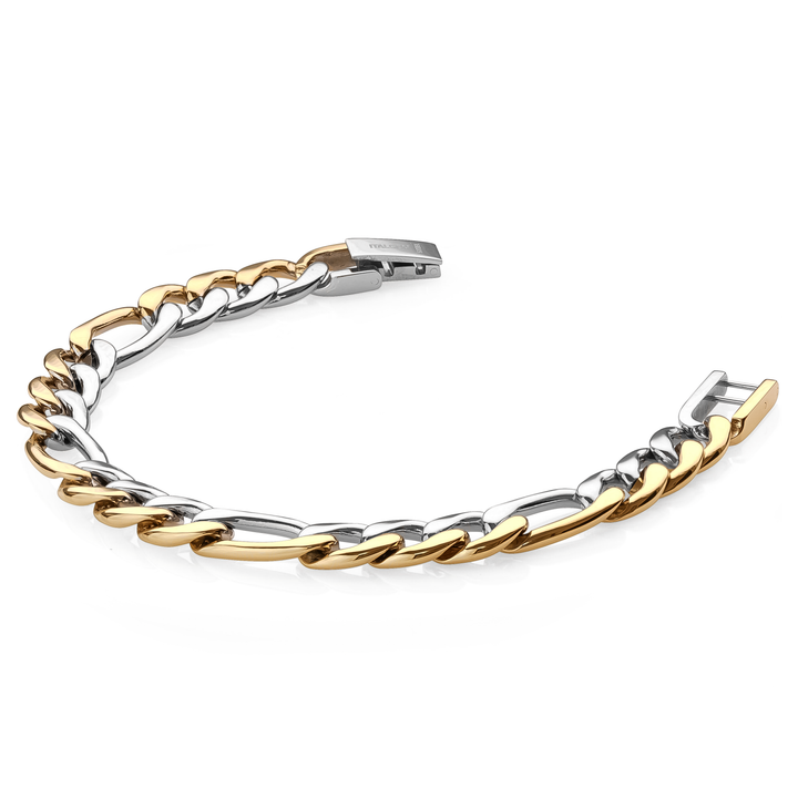 9.5mm Figaro Link Bracelet