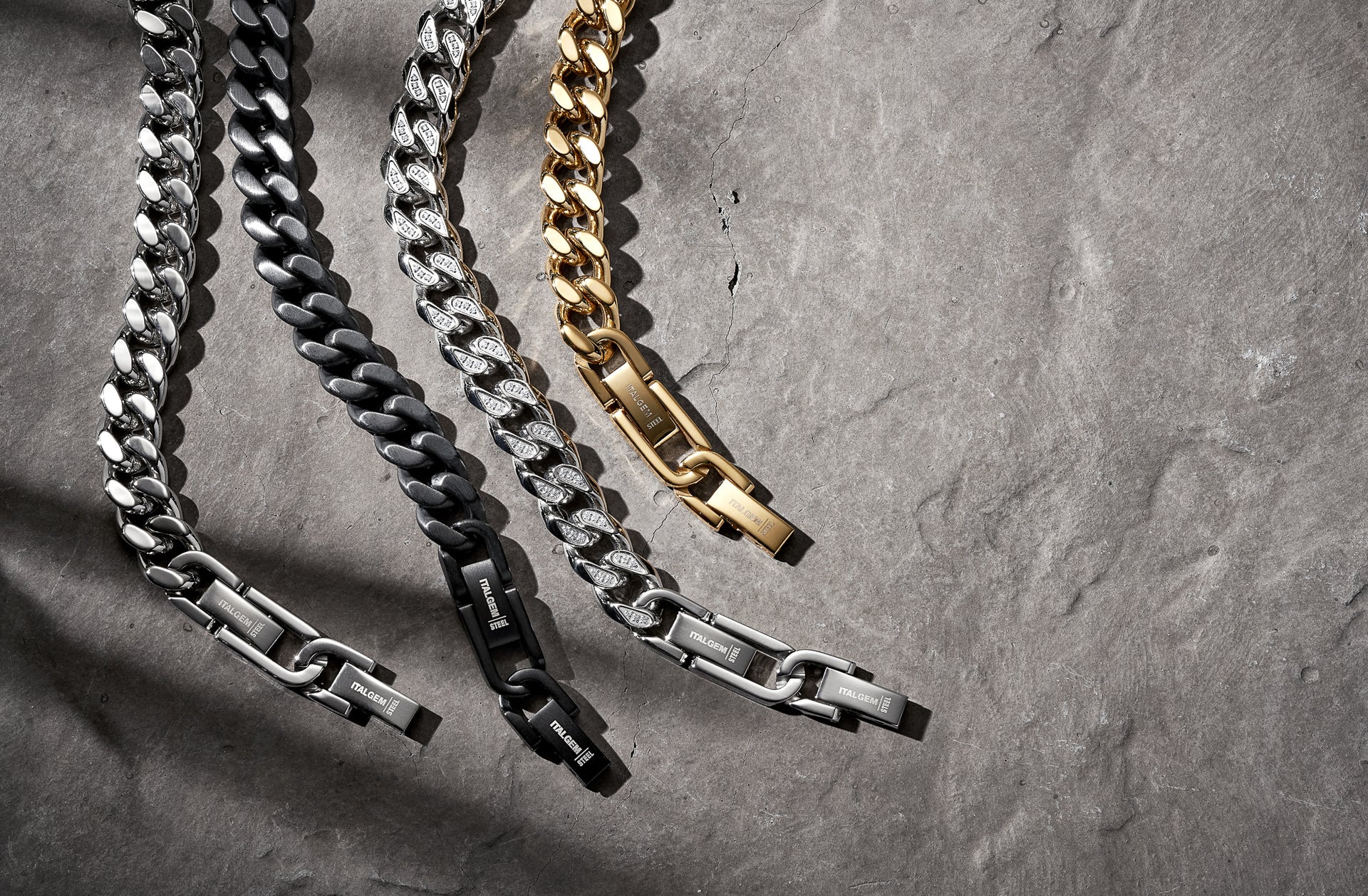 Men's Bracelets Italgem Steel