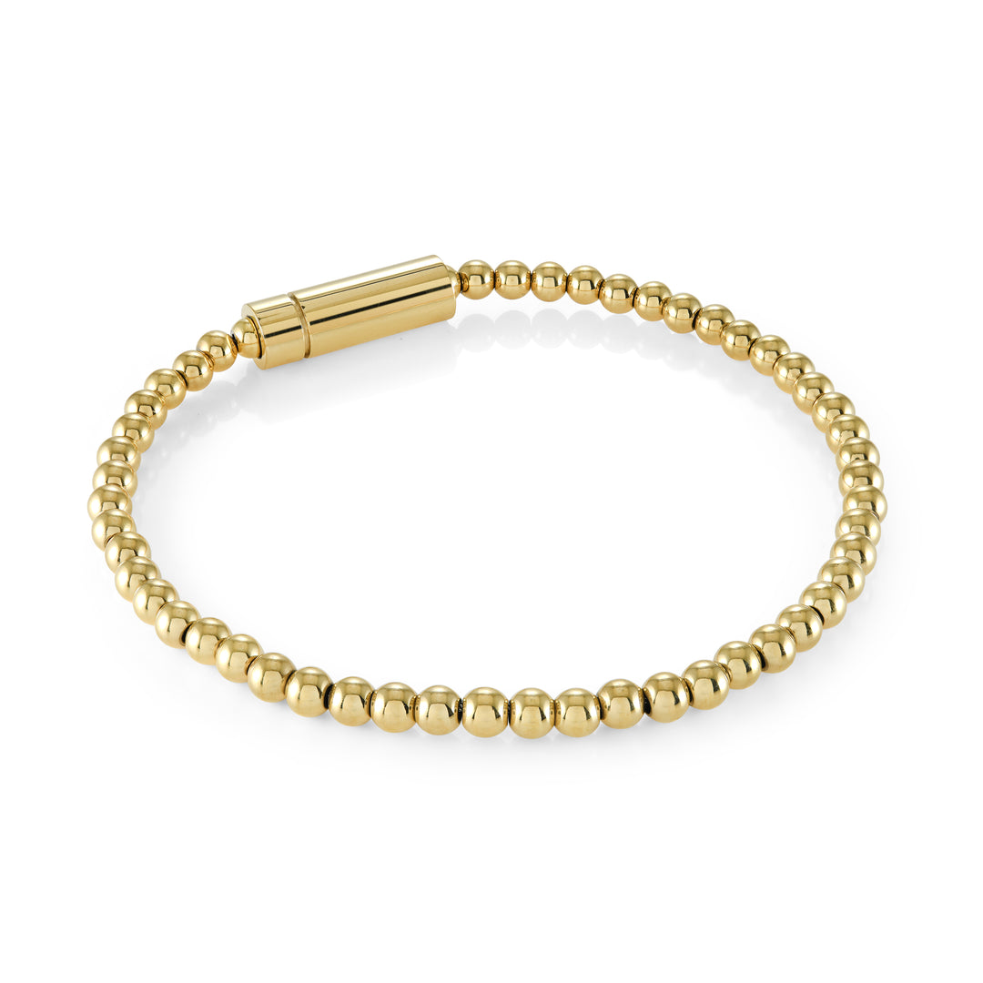 4mm Sandblast Steel Beads Micro Bracelet