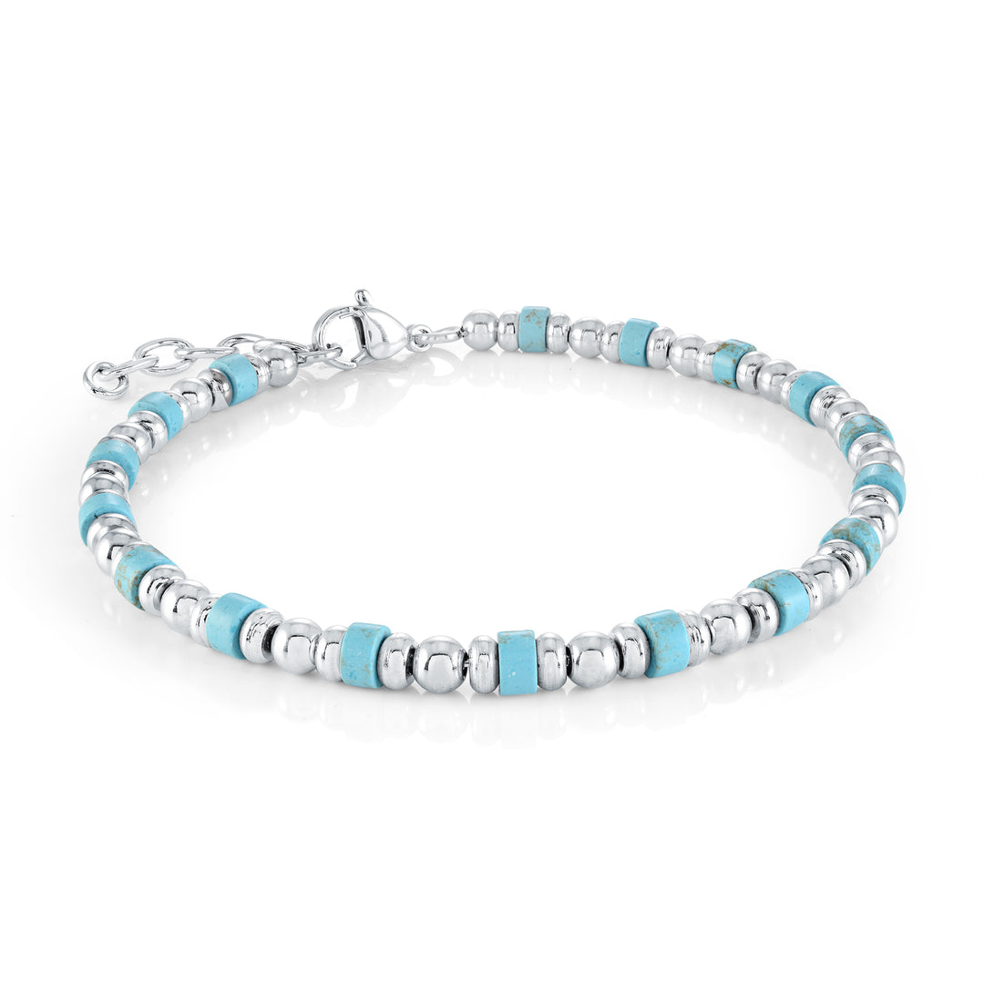 4mm Turquoise Beads Bracelet