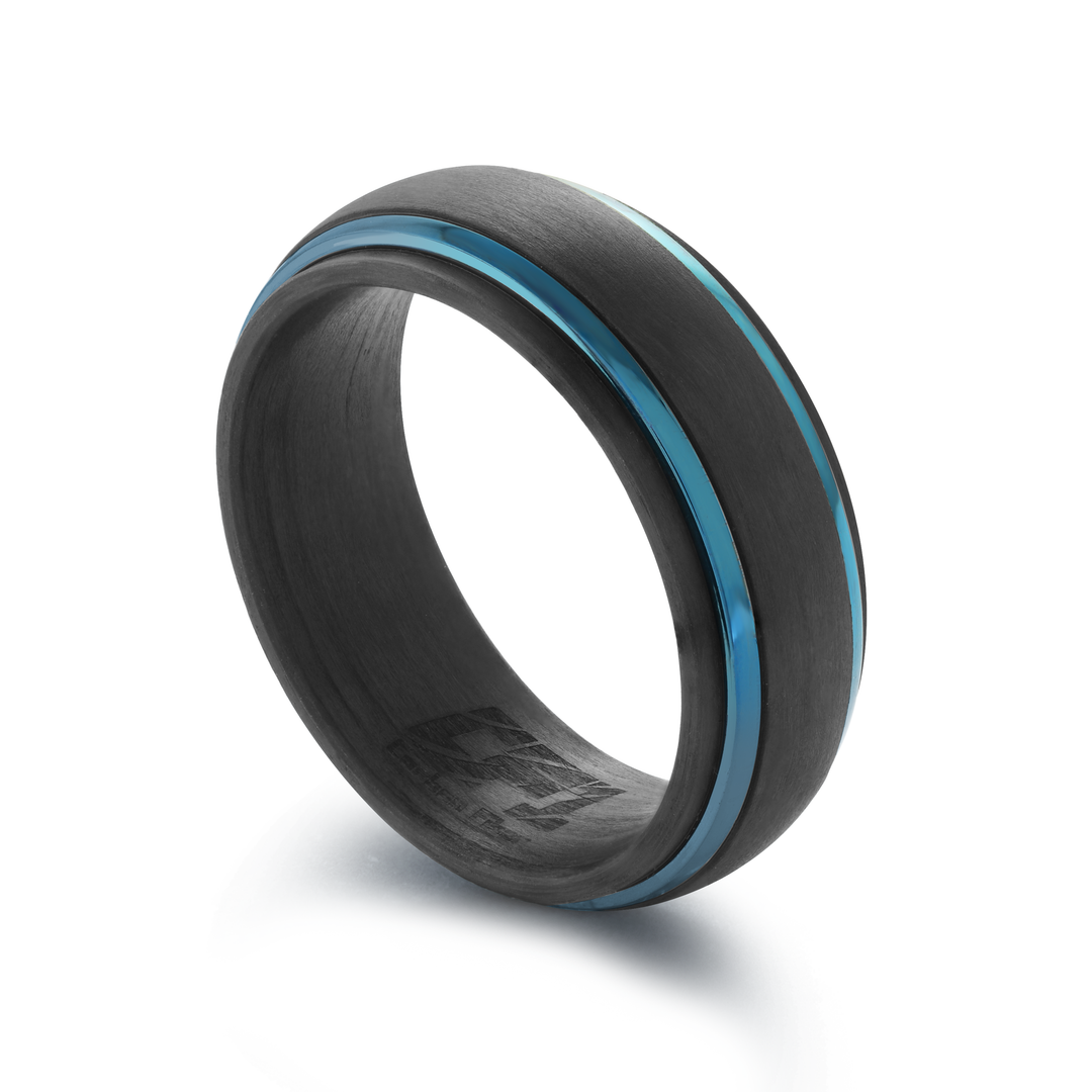 American Racer Rings Carbon Racer Ring 8mm – Italgem Steel