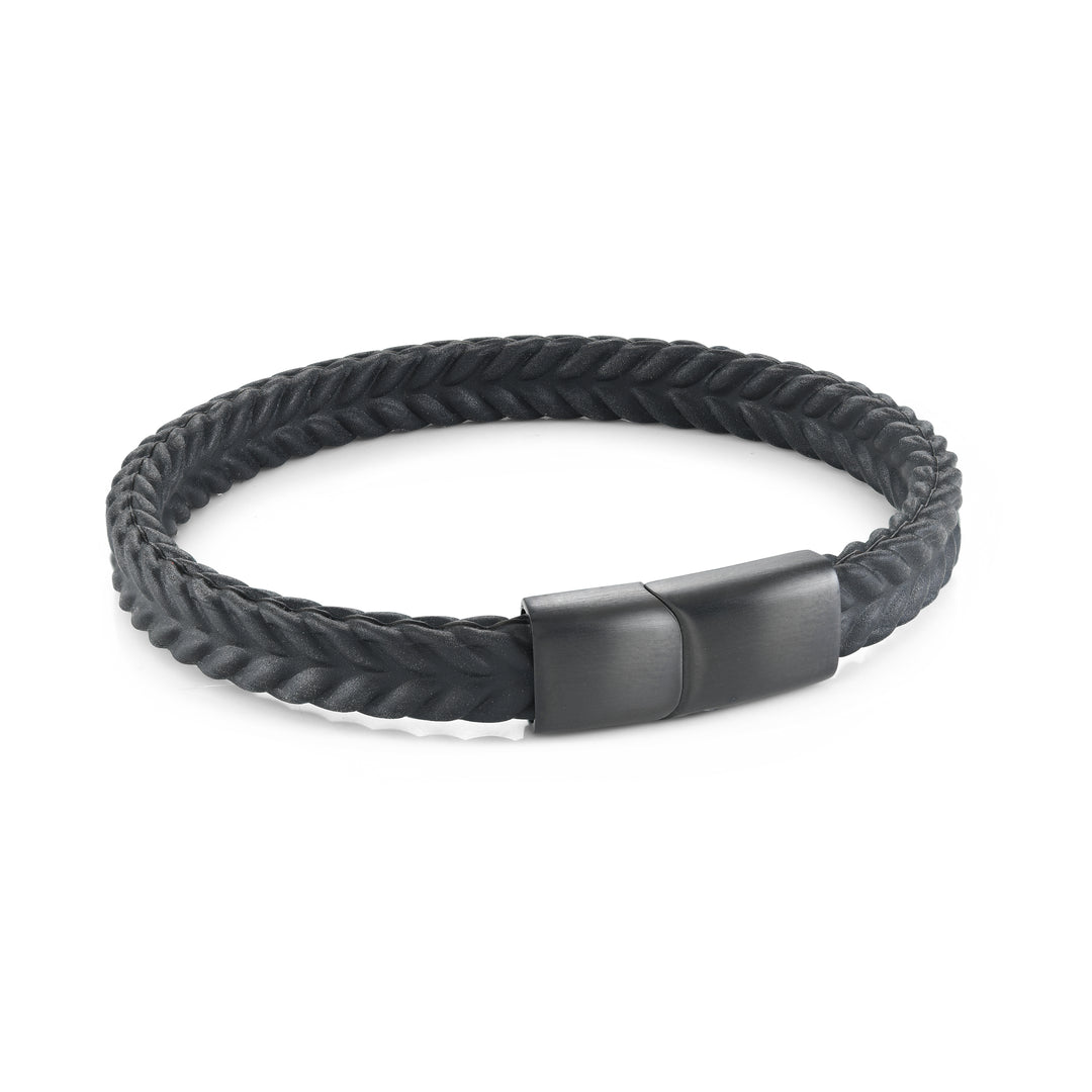 8mm Wave Silicone Bracelet