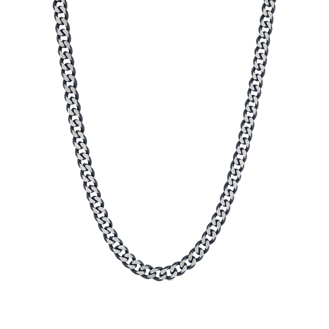5.5mm Black Cuban Link Chain