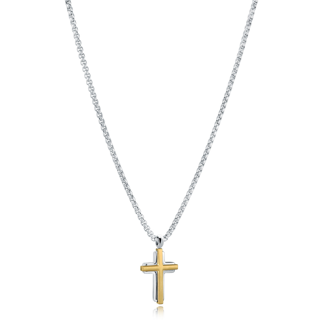 Mini Cross In Cross Necklace
