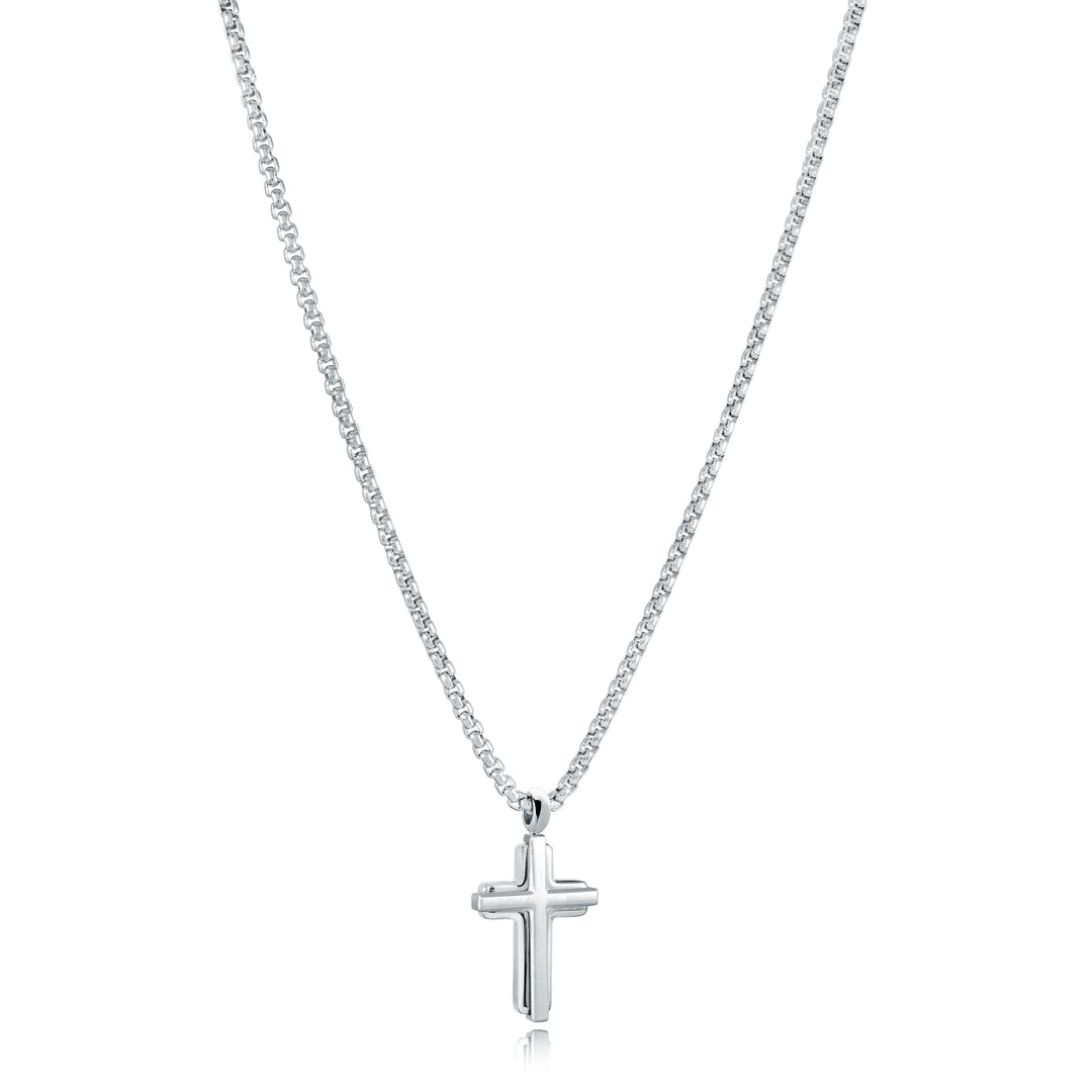 Mini Cross In Cross Necklace