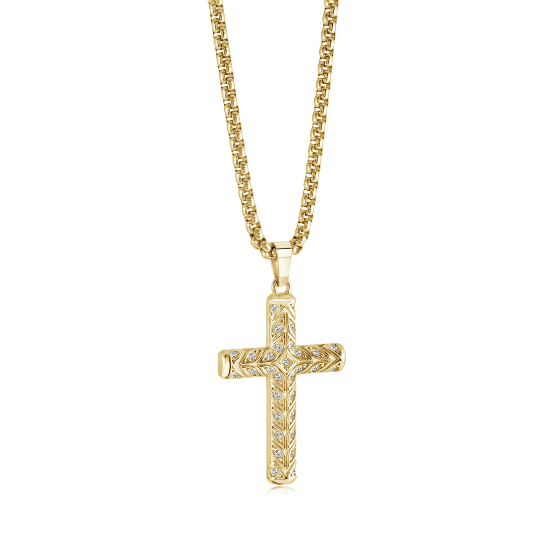 Iced Out Cross Pendant