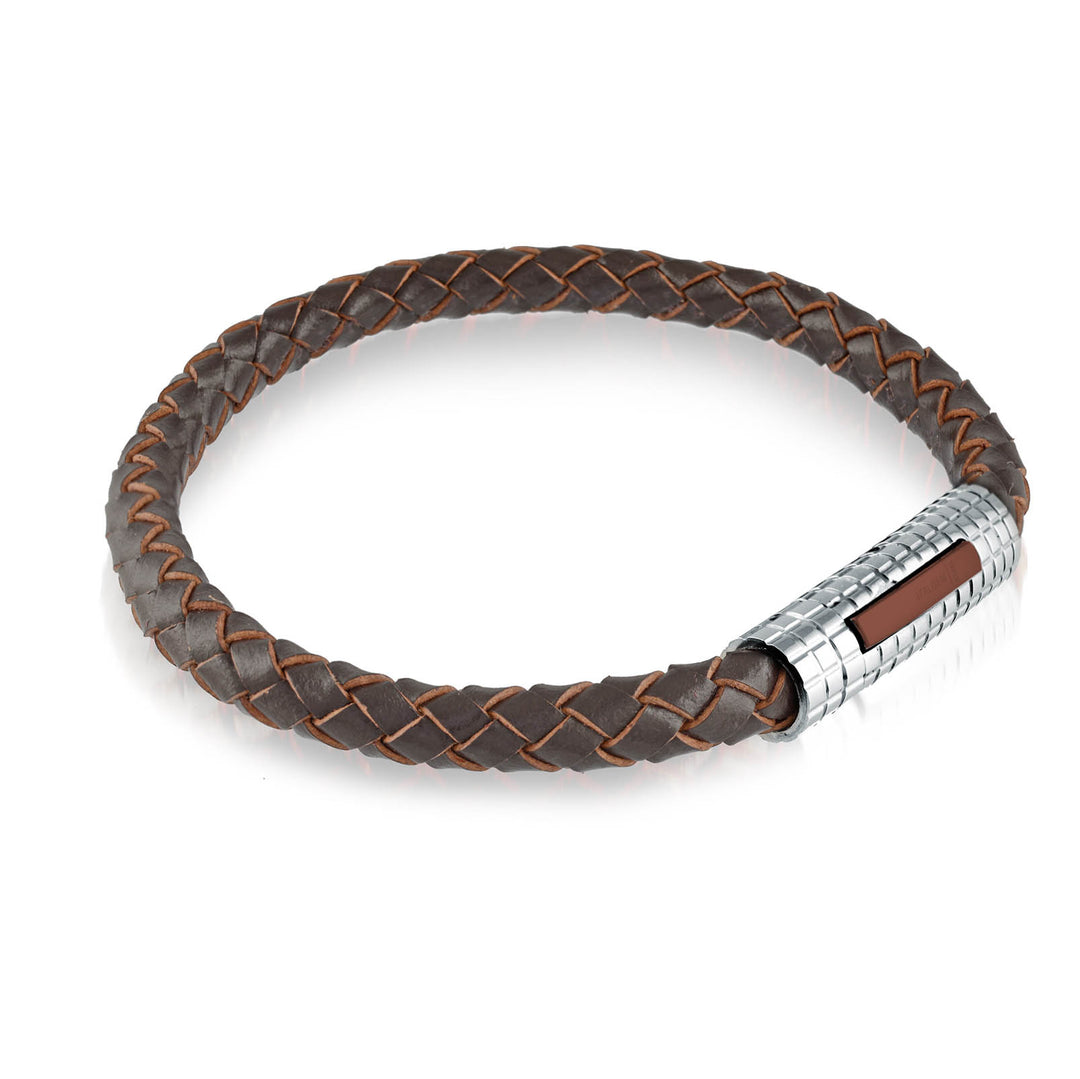 Espresso Brown Leather Bracelet