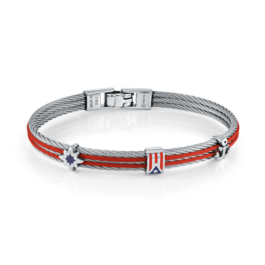 Puerto Rico Cable Cord Bracelet