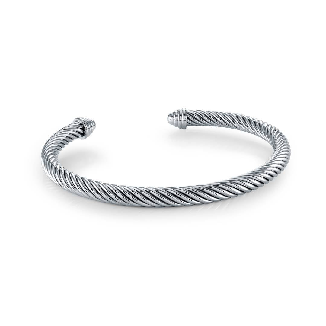 5mm Open Cuff Weave Bracelet