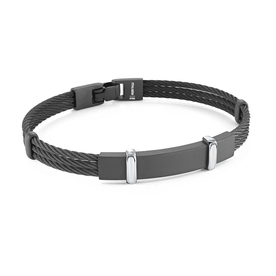 3 Row Cable Id Bracelet