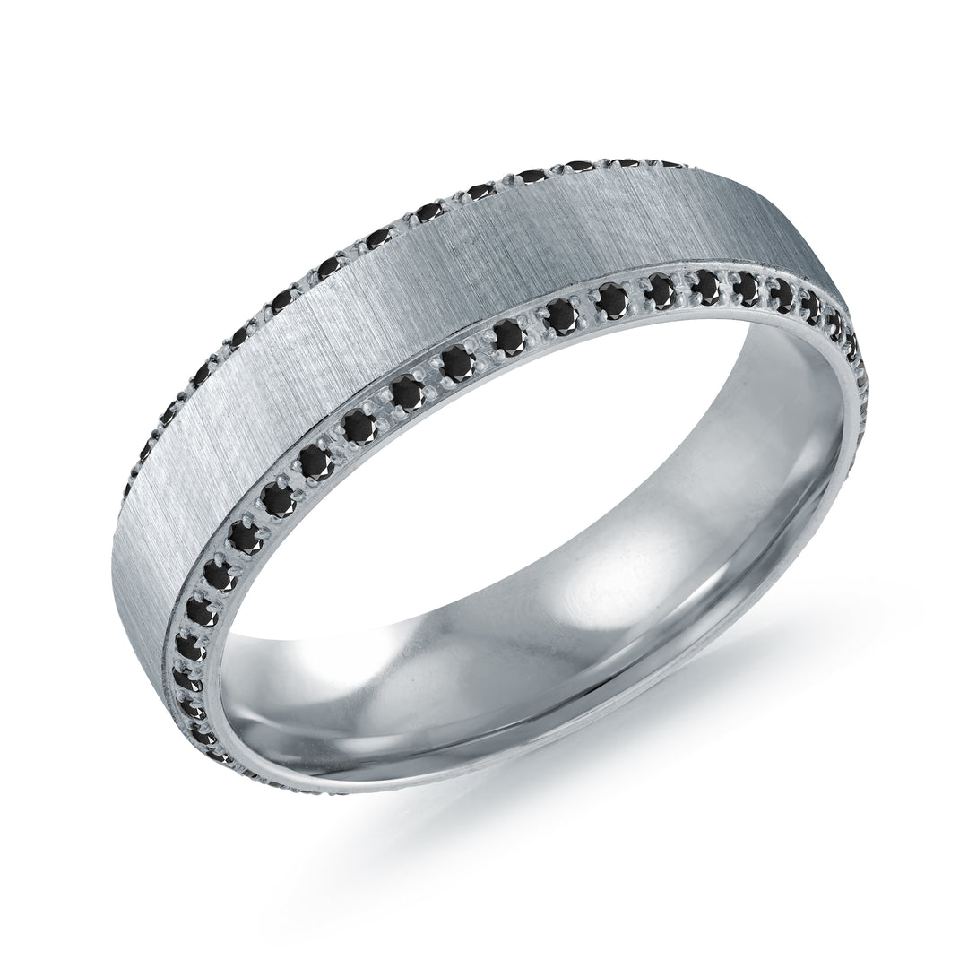 Studded Bevel Ring 6mm