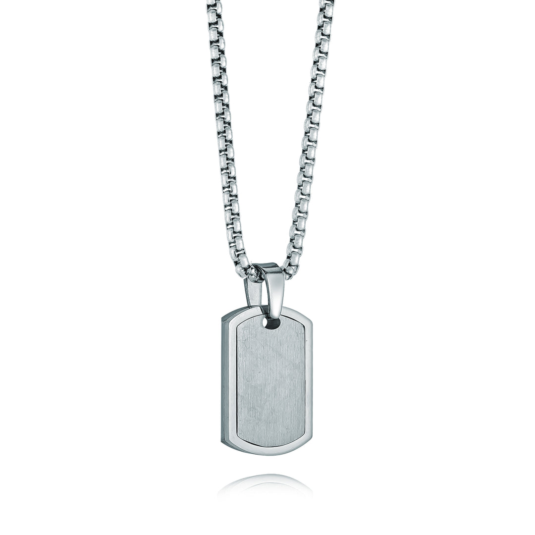 Classic Dogtag Pendant Necklace