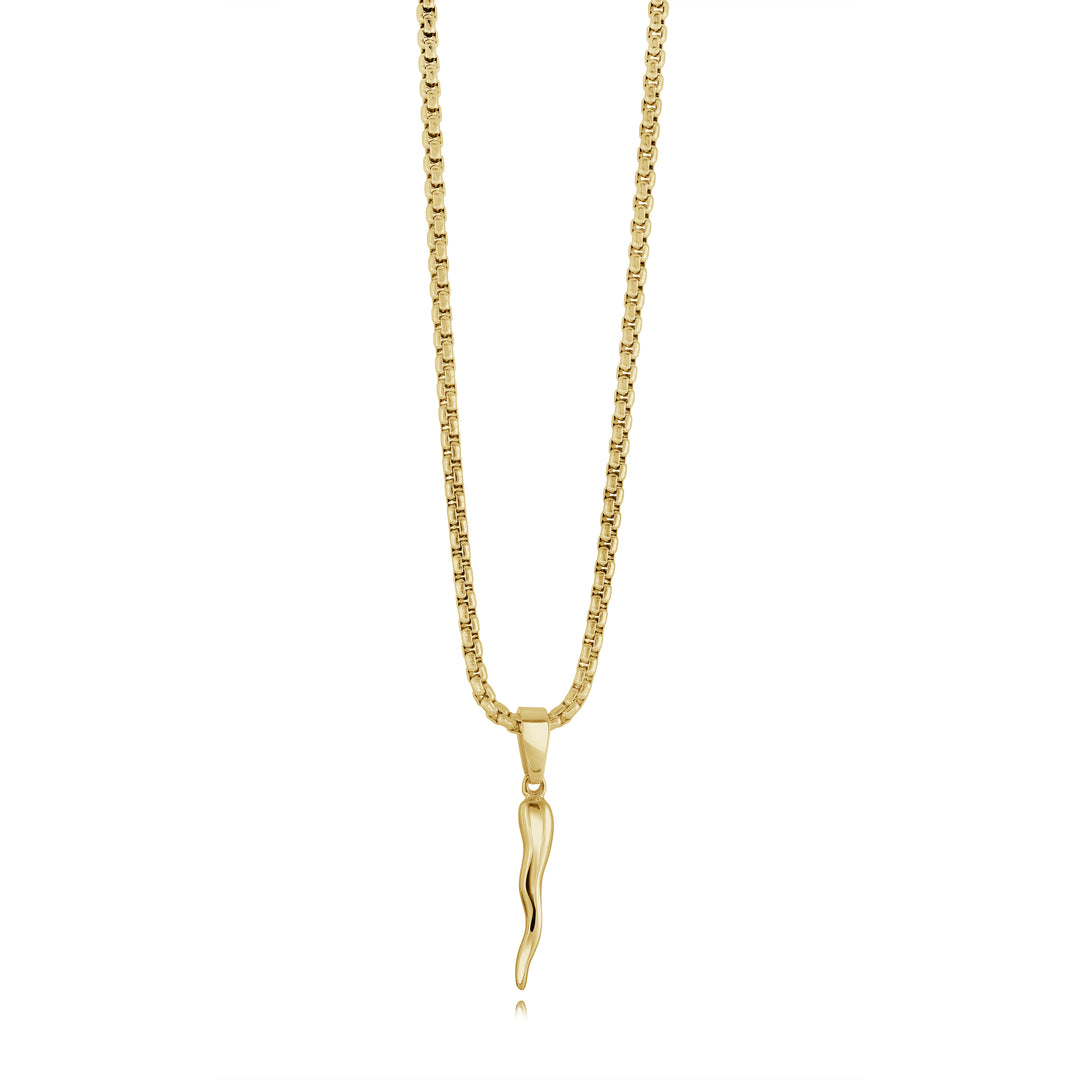 Small Cornetto Pendant Necklace