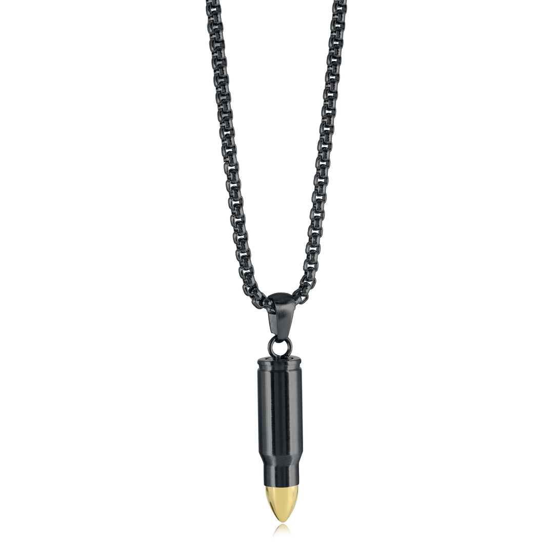 Gold-Ip Bullet Pendant