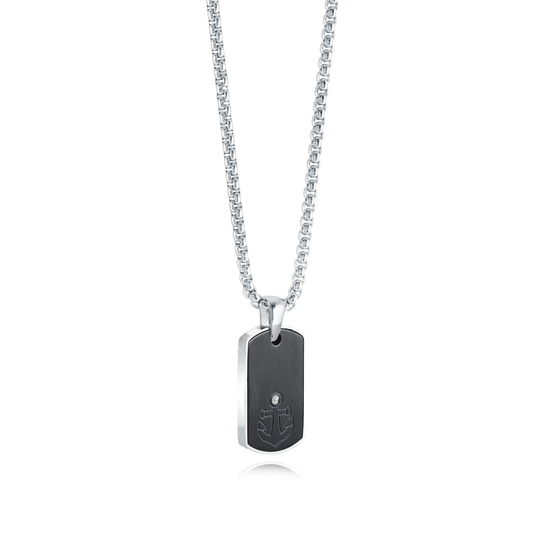 Anchor Dogtag Pendant