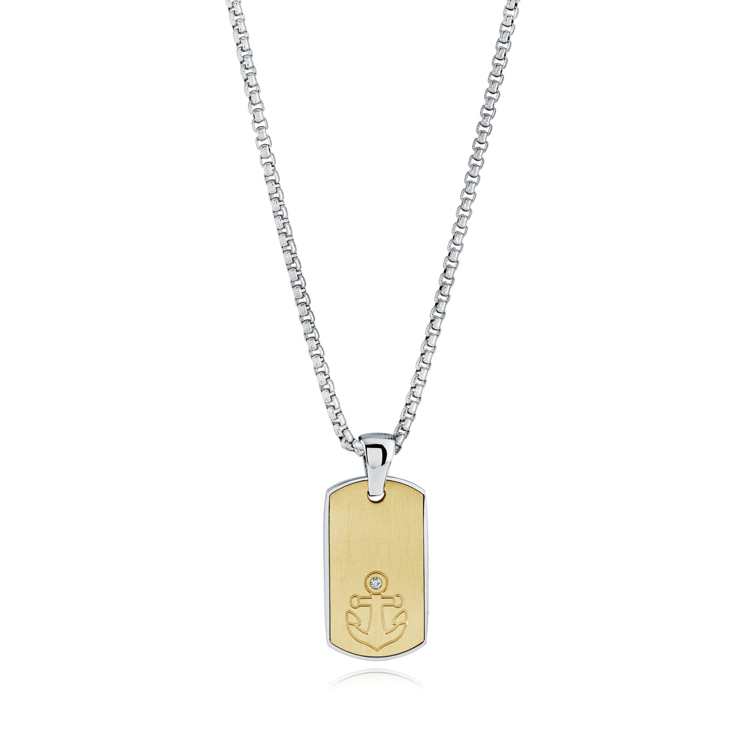 Anchor Dogtag Pendant