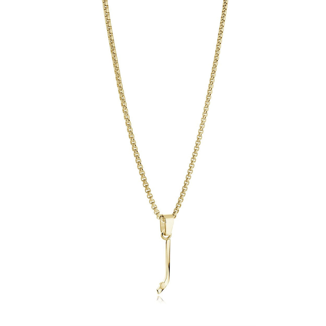 Hockey Stick and Puck Pendant