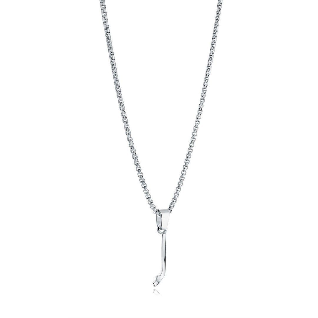Hockey Stick and Puck Pendant