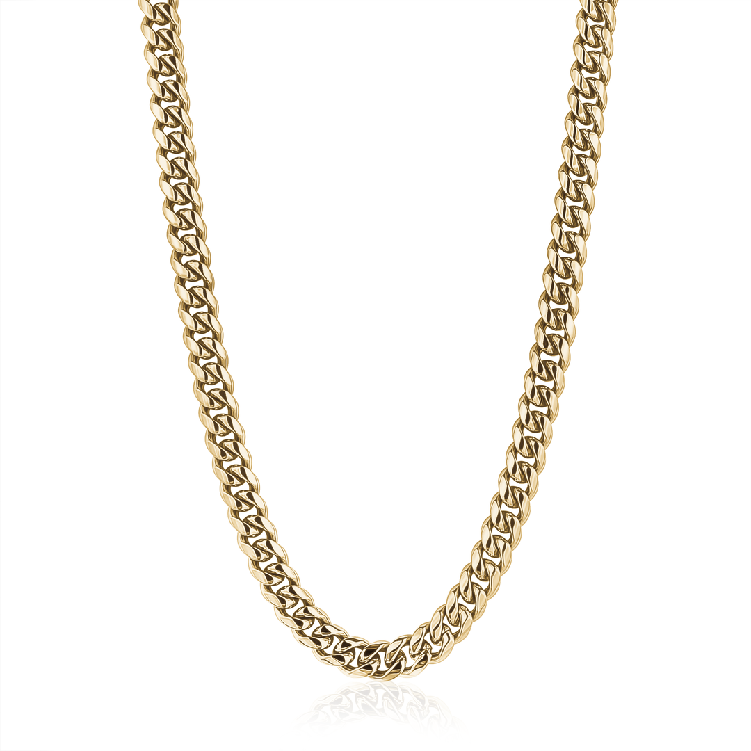 10MM LINED CUBAN CHAIN