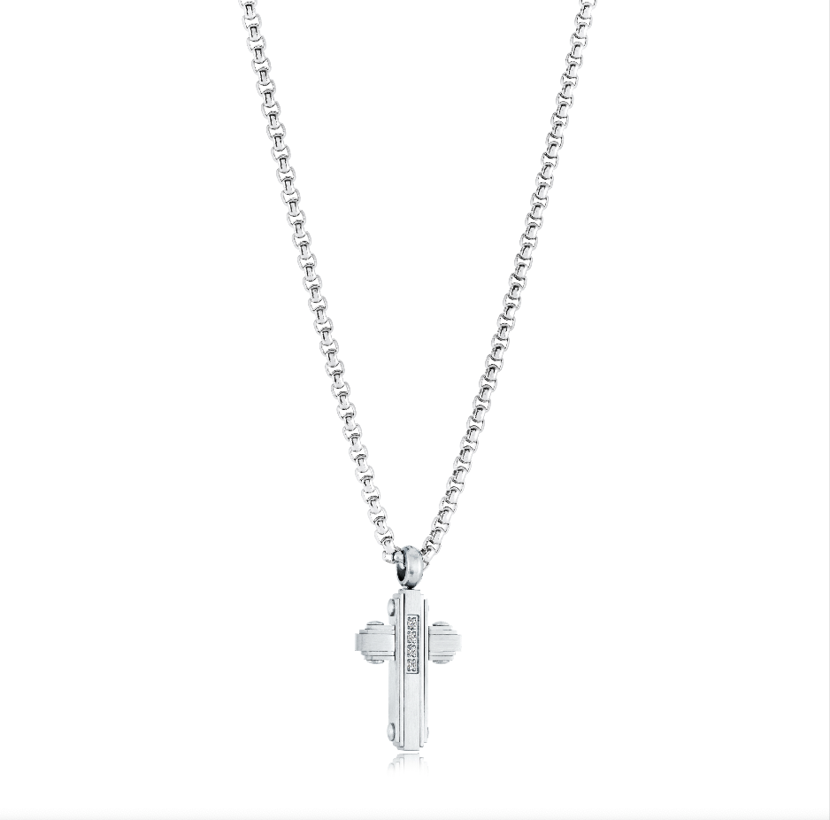 Micro Cross Necklace