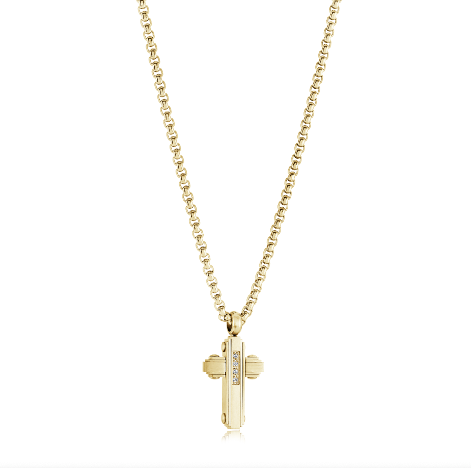 Micro Cross Necklace