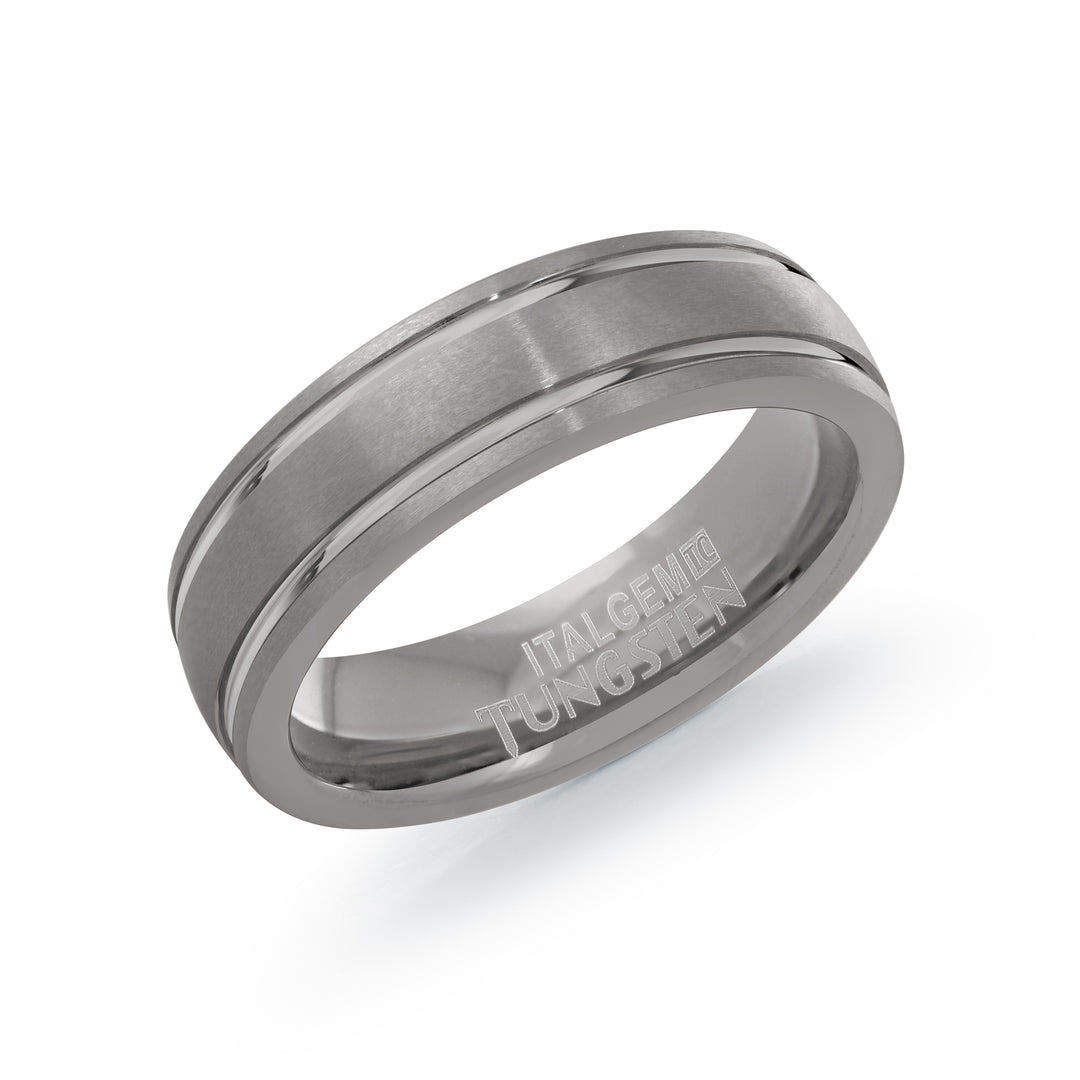TUNGSTEN BRUSHED POLISHED 6MM
