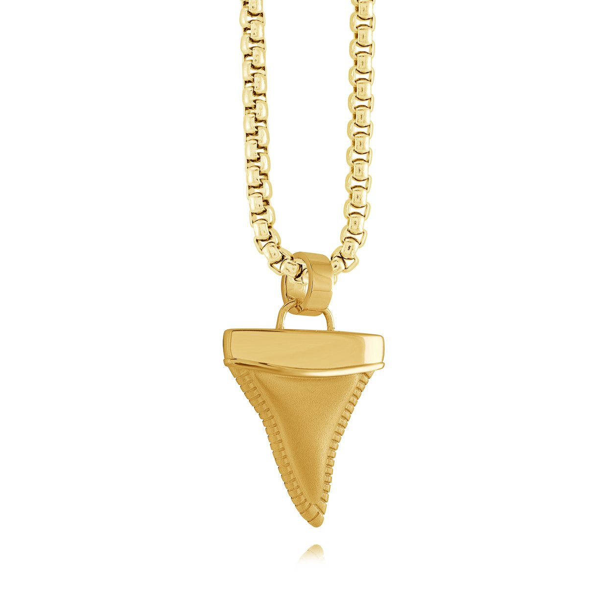 Shark tooth clearance pendant gold