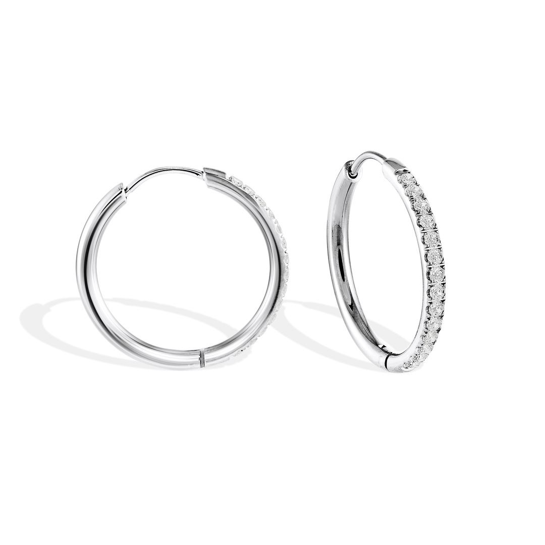 Cz hoops sales
